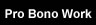 Pro Bono Work